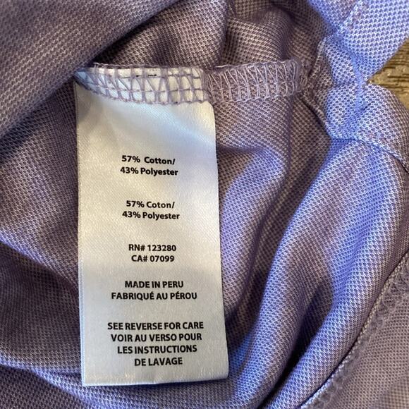 Travis Mathew Men's Make Camp Golf Polo Blueish Purple Size XXL - Picture 8 of 10